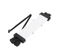 Luocute Cable de PSU de Argb, 120 Perlas de Luz 5v Sync Sincronización LED Strip PC La Placa Base Tarjeta de Neón Cable de Neón (Controlador SK3 Negro)