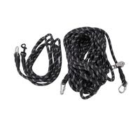 Luocute Cable para Amarrar Perros, Cuerda de Rescate Reforzada Reflectante con Hebilla Giratoria de 360 Grados y Bloqueo de Tornillo, para Acampar Al Aire Libre, Parque, Jardín