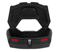 Luocute Caja de Almacenamiento Trasero ATV, Caja de Carga de Rejilla Trasera a Prueba de Lluvia de 98 Litros con Respaldo Acolchado y Bloqueo Compatible con ATV y UTVS