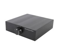 Luocute Caja de Interruptor de Señal XLR, Transmisión sin Pérdida de Señal Hifi de 2 en 1, Caja de Divisor Selector de Fuente de Sonido con Interruptor de Silencio, para Reproductores