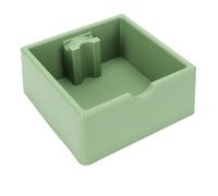 Luocute Caja de Silicona para café, Gran Capacidad de 1,5 L con Base Antideslizante, Reducción de Ruido para Eliminación de Posos y Soporte para Manipulación, Accesorios para Máquina de (GREEN)
