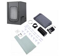 Luocute Caja para Impresora 3D, Cubierta Ignífuga a Prueba de Polvo con Reducción de Ruido con Ventana Grande de PVC Transparente para Impresora 3D de Resina, Cubierta de Tela Oxford