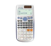 Luocute Calculadora Científica, 417 Funciones con Pantalla de 10+2 Dígitos Energía Solar y Batería Doble para Estudiantes Profesores Ingenieros Oficina Escuela (Silver)