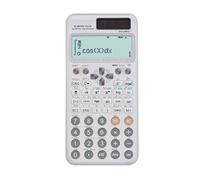 Luocute Calculadora Científica, 417 Funciones con Pantalla de 10+2 Dígitos Energía Solar y Batería Doble para Estudiantes Profesores Ingenieros Oficina Escuela (White)