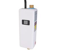 Luocute Calentador de Agua Caliente Instantánea, Calentador de Agua Eléctrico de 3000W, sin Tanque con Pantalla Digital, Calentadores de Agua Portátiles Eléctricos para (EU enchufe 220V)