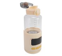 Luocute Calentador de Agua Portátil Ajustable, Calentador de Leche Inalámbrico Recargable con Batería de 15000 MAh para Viajes, Calentador de Biberones de Gran Capacidad Mientras Viaja