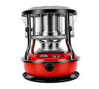 Luocute Calentador de Queroseno, Calentador de Espacio Inalámbrico Portátil de 4,6 L con Soporte Ajustable en Altura, para Tienda de Campaña, Pesca en Hielo, Uso en Interiores y Exteriores (rojo)