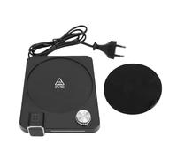 Luocute Calentador de Tazas de café, Calentador de Tazas Eléctrico con 9 Ajustes de Temperatura con Temporizador de Apagado Automático para Escritorio, café, té, Leche y (Enchufe Europeo 220V)