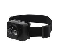 Luocute Cámara Deportiva Montada en la Cabeza, Cámara de Video de Cuerpo Portátil Mini 2MP 1080p, Faros LED, Modo SOS, Soporte de Videocámara 128 G de Almacenamiento, 45 Grados
