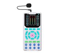 Luocute Cambiador de Voz Portátil, Máquina de Efectos de Sonido con 15 Modos Personalizables y Reducción de Ruido, para Teléfonos, Portátiles, Juegos de Computadora, Transmisión en Vivo