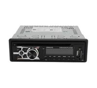 Luocute Car de un DIN Estéreo con Reproductor de DVD CD, Puerto USB, Radio FM, Llamadas a Mano, Entrada Auxiliar, Compatible con la Mayoría de los Dispositivos