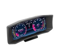 Luocute Car HUD Pantalla Precisa GPS Inclinómetro Accelerómetro Cabeza de Vehículo Digital Spedicet RPM con 12 Opciones de Lenguaje, Alarma de Conducción de Exceso de Velocidad y Fatiga