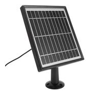 Luocute Cargador de Panel Solar de 10 W para Cámara de Comedero de Pájaros, Soporte de Pared Ajustable de 360°, Panel Solar para Batería de Leva, Panel Solar para Cámaras de Batería de