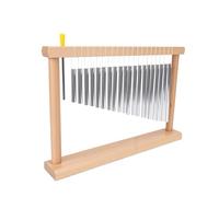 Luocute Carillón de Barra de Percusión de 20 Notas, Tubos de Aluminio sobre Base de Madera, Carillón de Viento de Mesa con Sonido Terapéutico para Relajación, Meditación, Yoga