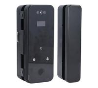 Luocute Cerradura de Puerta Inteligente con Reconocimiento Facial, Huella Digital y Teclado, Control Remoto a Través de Aplicación para Puertas de Vidrio sin Marco, Oficina, Hotel,