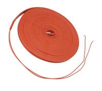 Luocute Cinta Calefactora para Tuberías de Agua con Cable Calefactor de Silicona Flexible de 15 X 10 000 Mm y 750 W, Resistente a la Lluvia y Anticongelante, Ideal para Techos de Casas,