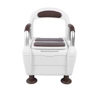 Luocute Cómoda de Seguridad Inodoro Cómoda Junta a la Cama Inodoro de Seguridad Silla Portátil Orinal Junta a la Cama Asiento para para Anciano Móvil
