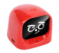 Luocute Compañero de Automóvil con IA, Mascota Electrónica Interactiva con Chat WiFi y Expresiones Animadas para Niños, con Monitoreo del Estado del Automóvil en Tiempo Real para una (Rojo)