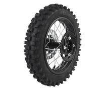 Luocute Conjunto de Llanta de Rueda Trasera de 12 Pulgadas, Rueda Trasera 80/100-12 3.00-12 con Rotor de Freno y Piñón 420 41T, para Reemplazo de Dirt Pit Bike