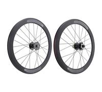 Luocute Conjunto de Ruedas de Ciclo Plegable de 20 Pulgadas, Conjunto de Ruedas de Bicicleta Trasera de Aleación de Aleación de Aluminio con 2 Rodamientos Traseros Delanteros 4, Válvula