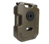 Luocute Contenedor de Almacenamiento de Tanque de Gasolina de Repuesto, Lata de Portátil de 10L y 2,6 Galones con Material ABS de Alta Resistencia para Vehículos Todoterreno, UTV, ATV y (con Soporte)