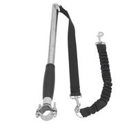 Luocute Correa para para Bicicleta, Banda Elástica Desmontable de Acero Inoxidable Manos Libres para Correr y Trotar, con Amortiguador de Conexión Rápida, Compatible con Cualquier