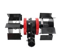 Luocute Cortadora de Césped Eléctrica de 9 Dientes, Cortadora de Césped, Rueda de Arado Profundo, Accesorio Universal para Suelos Sueltos, Cortacésped, Desbrozadora para Jardín de Césped