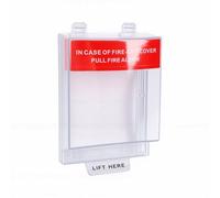 Luocute Cubierta Transparente de la Estación de Alarma contra Incendios, Impermeabilización Manual Interruptores de Emergencia Protector Protector con Tornillos, de Botón de
