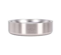 Luocute Cuencos de Acero Inoxidable para Mascotas, Plato de Comida para Perros y Gatos Antideslizante de Apertura Ancha y Profunda con Base de Silicona, para Gatos, Perros, Mascotas (Pequeño 18oz