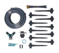 Luocute de Riego para Jardín, 3 Modos Kit Automático de Riego por Goteo con una Manguera de PE de 32.8 Pies 360 ° Boquillas Ajustables, Adecuadas para el Invernadero del Patio