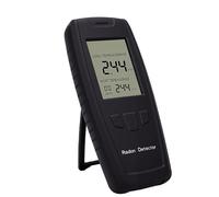 Luocute Detector de Radón Portátil, Pantalla LCD Digital 0-270pCi L Monitor de Radón con Sensor de Iones Avanzado, Alarmas Visuales Audibles, Almacenamiento de Datos a Largo Plazo para