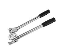 Luocute Dobladora de Tubos de 180 Grados, Herramienta Manual para Doblar Tuberías para Acero Al Aluminio y Cobre, con Escalas Angulares para un Doblado Fácil y Preciso, Herramienta (370 mm 3/8 10mm)