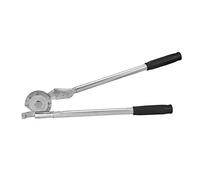 Luocute Dobladora de Tubos de 180 Grados, Herramienta Manual para Doblar Tuberías para Acero Al Aluminio y Cobre, con Escalas Angulares para un Doblado Fácil y Preciso, Herramienta (250 mm 1/2 12mm)