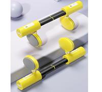 Luocute Ejercitador de Brazos y Muslos de PP y Hierro, Tónico Interno del Muslo y Fortalecedor de Brazos para Entrenamiento en el Gimnasio en Casa, Amarillo con Acolchado para Mayor