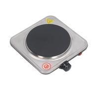 Luocute Encimera Eléctrica Single Burner 1000W 5 Nivel Control de Temperatura Placa Caliente para Cocinar Base de Acero Inoxidable Fácil de Limpiar para la Oficina del Dormitorio del