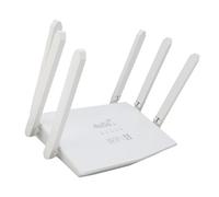 Luocute Enrutador Inalámbrico WiFi6, Enrutador de Internet Inalámbrico 5G 4G LTE con Ranura de Tarjeta SIM 6 Antenas 300Mbps Acelera hasta 32 Dispositivos 300㎡ Cobertura con Firewall