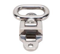 Luocute Escalón de Mástil Plegable Marino, Mecanismo Abatible Antideslizante de Acero Inoxidable 316 con Patrón de Banda de Rodadura para Barco, Yate, RV, Camión, Espejo de Popa,