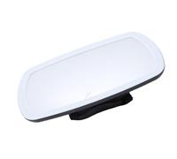 Luocute Espejo de Coche para bebé con Luz, Lente Acrílica Irrompible, ángulo de Visión de 120°, Diseño de Rótula de 360° para Asiento de Coche Orientado hacia Atrás, con Luz Nocturna LED