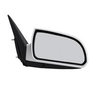 Luocute Espejo de Puerta Lateral Eléctrico de 3 Pines, Conjunto de Espejo Retrovisor Blanco Plegable Eléctrico con ángulo Ajustable, Reemplazo para Sonata 2005-2007 (Derecha: 87620-3K410)
