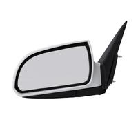 Luocute Espejo Lateral Eléctrico para Puerta, Repuesto de Conjunto de Espejo Retrovisor Eléctrico Plegable de 3 Pines, Color Blanco, para Sonata 2005-2007 (Izquierda: 87610-3K410)