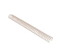 Luocute Espirales de Encuadernación, Alambre de Encuadernar 50 Piezas, 19 Mm 3 4 Pulg 34 Dientes Relación 3 1 Capacidad 180 Hojas for Encuadernación de Papel A4 (Oro rosa)