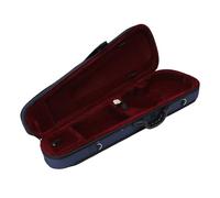 Luocute Estuche para Violín de Tamaño Completo 4/4, Bolsa de Transporte Portátil de Viaje con Medidor de Humedad, Tela Oxford de Forma Profesional, Forro de Terciopelo Suave, Bolsa