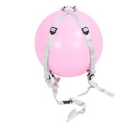 Luocute Flip Assist Ball, Pelota de Entrenamiento de Ejercicio de Salto Mortal a Prueba de Deformación con Bomba Rápida para Ejercicios de Equilibrio de Yoga con Resorte hacia Ade (Pink)