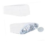 Luocute Funda Rectangular para Plantas en Invierno, Cubierta contra | Para Cajas de Plantación de 140x70x45 Cm con Forro Aislante con Cordón, Tela No Tejida y Papel de Aluminio, Protege contra