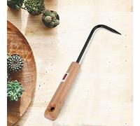 Luocute Gancho para Bonsái, Hierro y Madera de Haya, 6x22cm, 78g for Uso en | Gardening Tool, Loosens Soil, Unfolds Roots, Ergonomic Handle, Comfortable Grip, Maximizes Power, Essential Garden Work