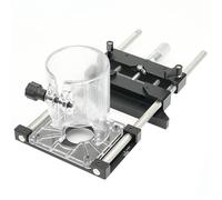 Luocute Guía de Recorte Profesional de Aleación de Aluminio, Mecanismo de Ajuste Fino con Precisión de 0,01 Mm para Carpintería, con Escala de Grabado de Alta Estabilidad, para