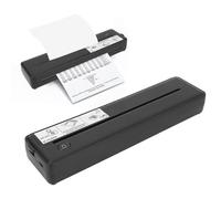 Luocute Impresora Portátil, Impresora Inalámbrica A4 Termal Termal Printer 203DPI Impresión sin Tinta para iOS para con Batería de 1800 MAh Tipo C, para el Hogar y la Oficina (Black)