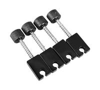 Luocute JUEGO DE 4 MONTURAS DE TRÉMOLO PARA GUITARRA ELECTRICA, PUENTE DE CUERDAS, MONTURAS DE TRÉMOLO PARA GUITARRA ELÍ