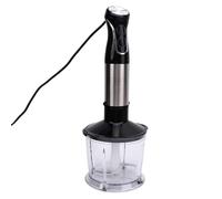 Luocute Juego de Batidora de Mano, Batidora Eléctrica 5 en 1 con Batidor, Espumador de Leche, Taza de 800 Ml, Tazón Picador de 600 Ml, Velocidad Variable para (220-240V Enchufe UE 1500W)