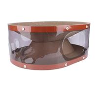 Luocute Juguete Rascador para Gatos con Cama Curva y Túnel de Juego, Papel Corrugado Engrosado para Escalar y Jugar, Espacioso Refugio para Gatos Grandes